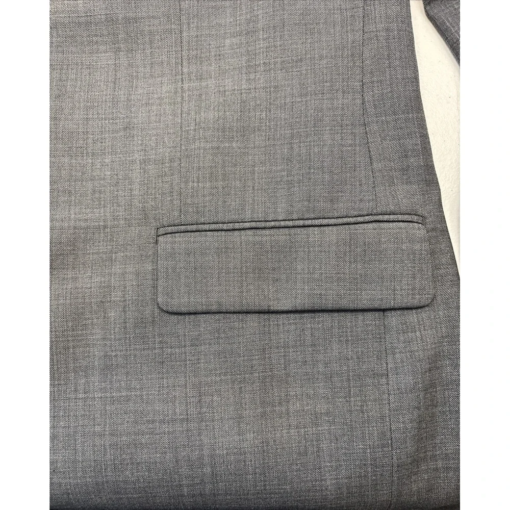 Lauren Ralph Lauren 100% Wool Blend Single Breast Sports Jacket Mens‎ 48 L Gray